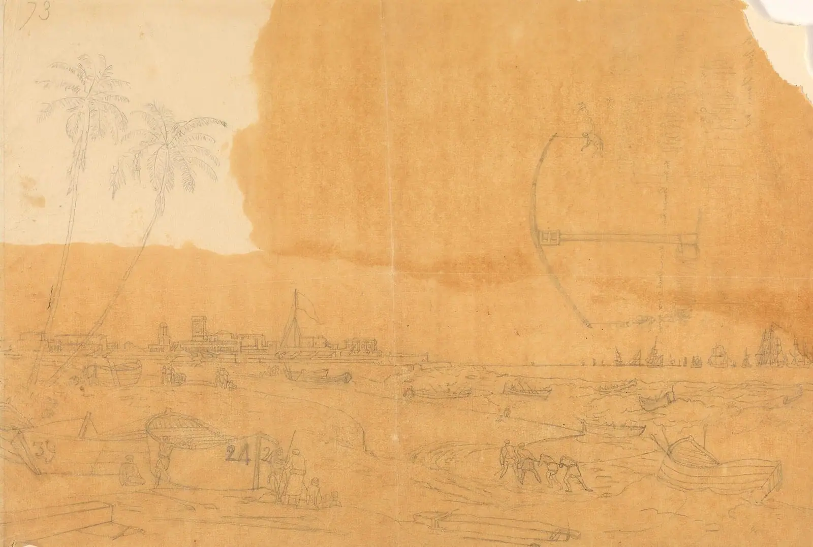 Fort St. George, Madras, seat of the Presidency government, in a view by Thomas Daniell. The manifesto was addressed as much to the Government as to the public.