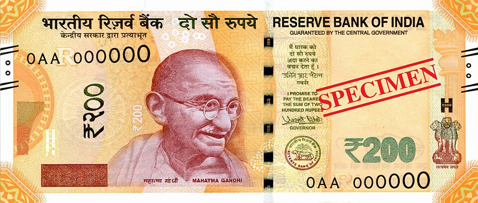 இந்திய 200 ரூபாய் நோட்டுகள் (பிரதிநிதித்துவப் படம்)