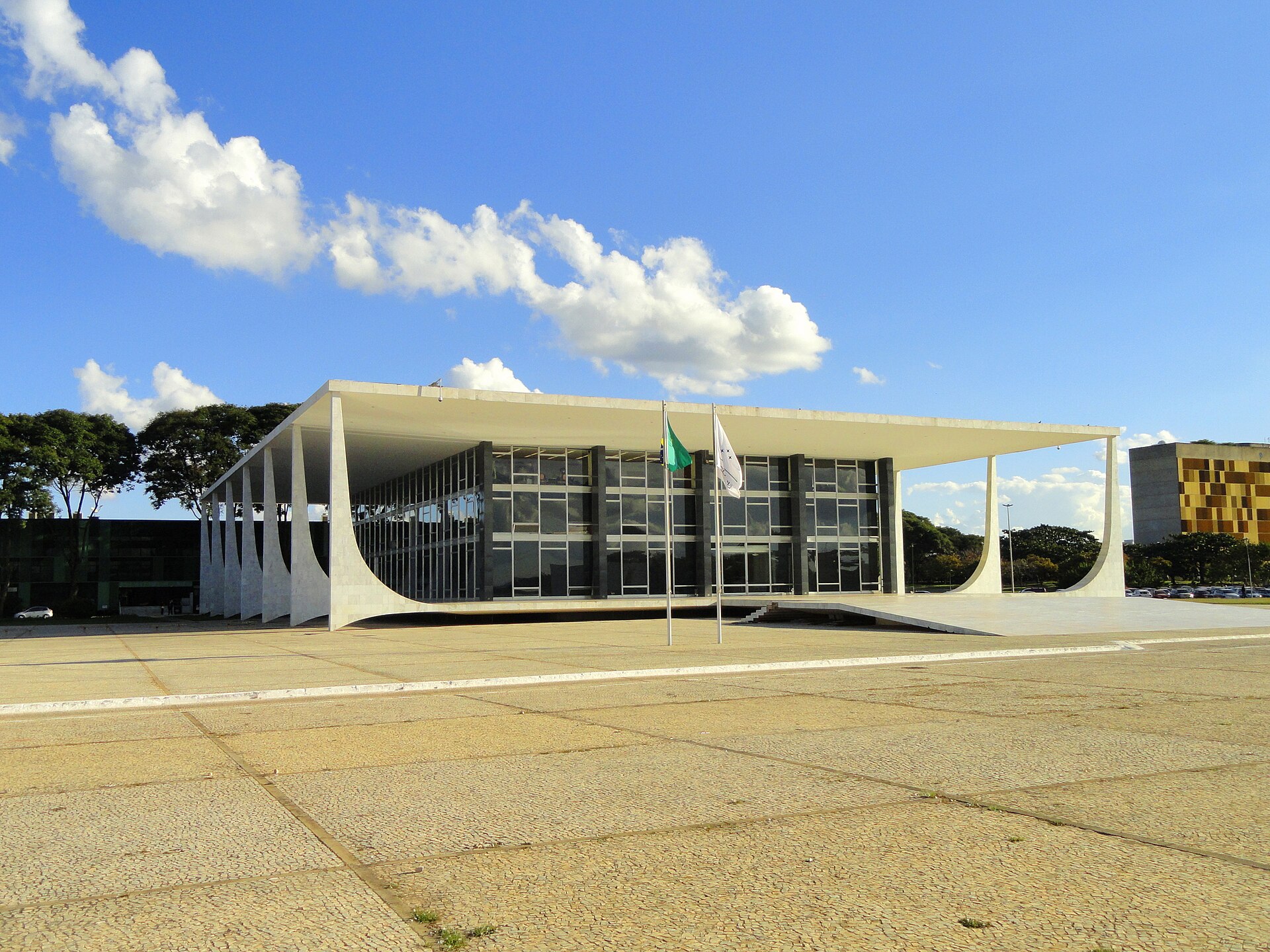 The Supreme Federal Court building in Brasília, Brazil