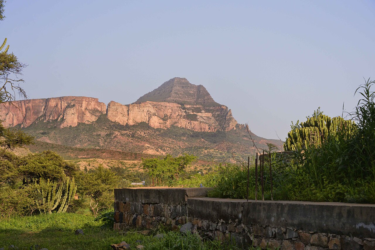 Landscape in the Tigray region of Ethiopia