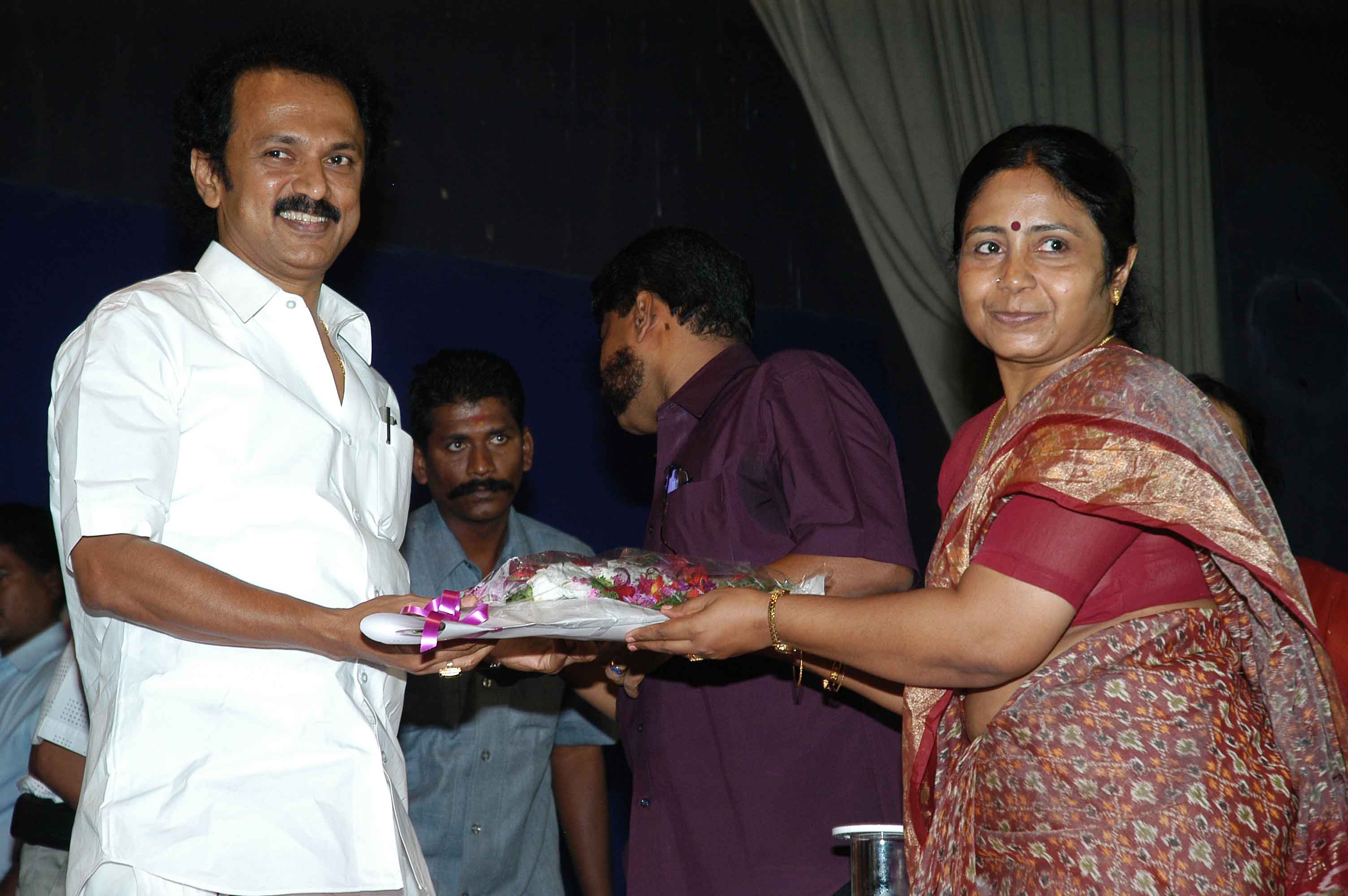 DMK president M.K. Stalin