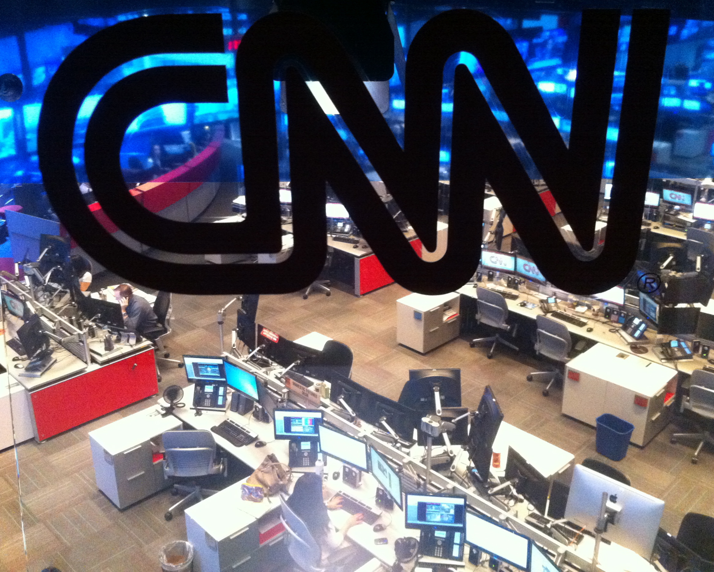 CNN newsroom in Atlanta